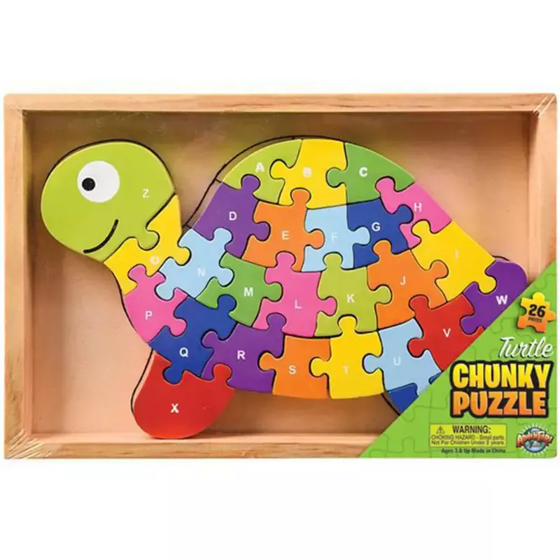 9.25″ x 6.25″Wooden Turtle Puzzle