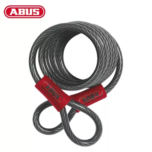 Abus - 12702 - Coiled Steel Cable - 5/16" x6' Foot