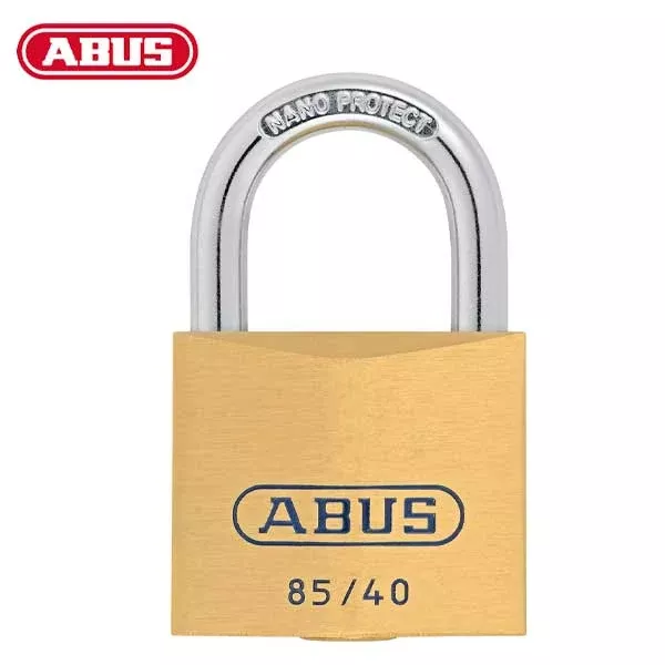 Abus - 85/40 B - Premium Solid Brass Padlock - 1-37/64" Width