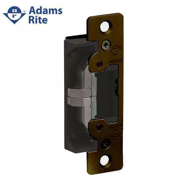 Adams Rite - 7440 - Electric Strike for Adams Rite or Deadlatches or Cylindrical Locks - 1/2" to 5/8" Latchbolt- Aluminum Anodized - Fail Safe/Fail Secure - 12/24 VDC