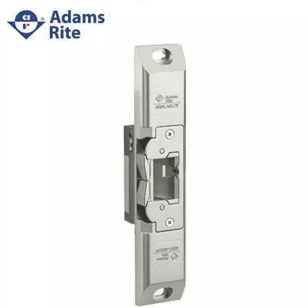 Adams Rite - 74R1 - Electric Strike for Narrow Stile Rim Exit Devices - 3/4" Pullman Latchbolt - Anodized Aluminum - Fail Safe/Fail Secure - 12/24 VDC