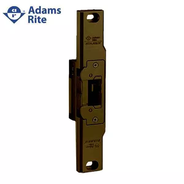Adams Rite - 74R2 - Electric Strike for Narrow Stile Rim Exit Devices - 1/2" Pullman Latchbolt - Anodized Aluminum - Fail Safe/Fail Secure - 12/24 VDC