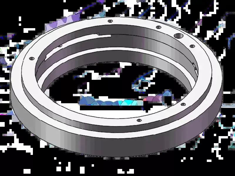 Adapter: 10mm, Back Focus, Medium Sized Camera (M54) to Nikon F Mount