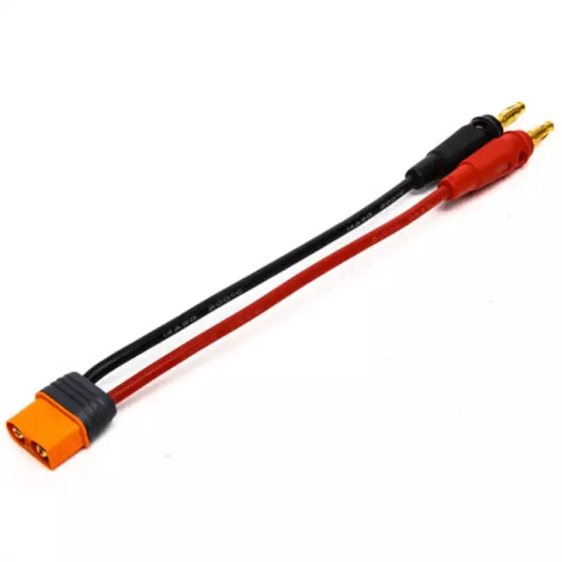 Adapter: IC3 Device to 4mm Male Bullets 6″ 13 awg