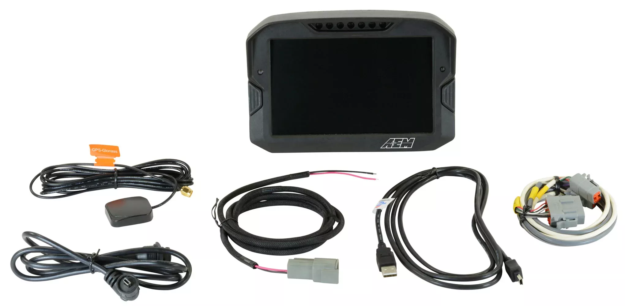 AEM Electronics - AEM CD-7LG Carbon Logging Display with Internal GPS
