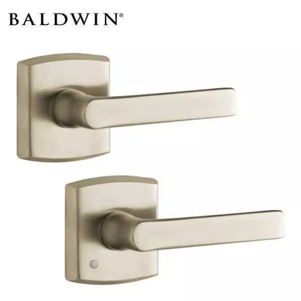 Baldwin Estate - Soho Lever Set - R026 Rose - Optional Finish - Privacy - Grade 2