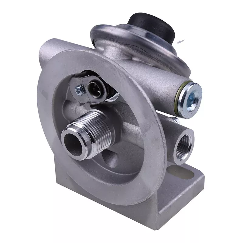 Base M16X1.5MM 3/8" NPT 1-14" Spin On Mount Hand Priming Pump Fuel Filter Mounting