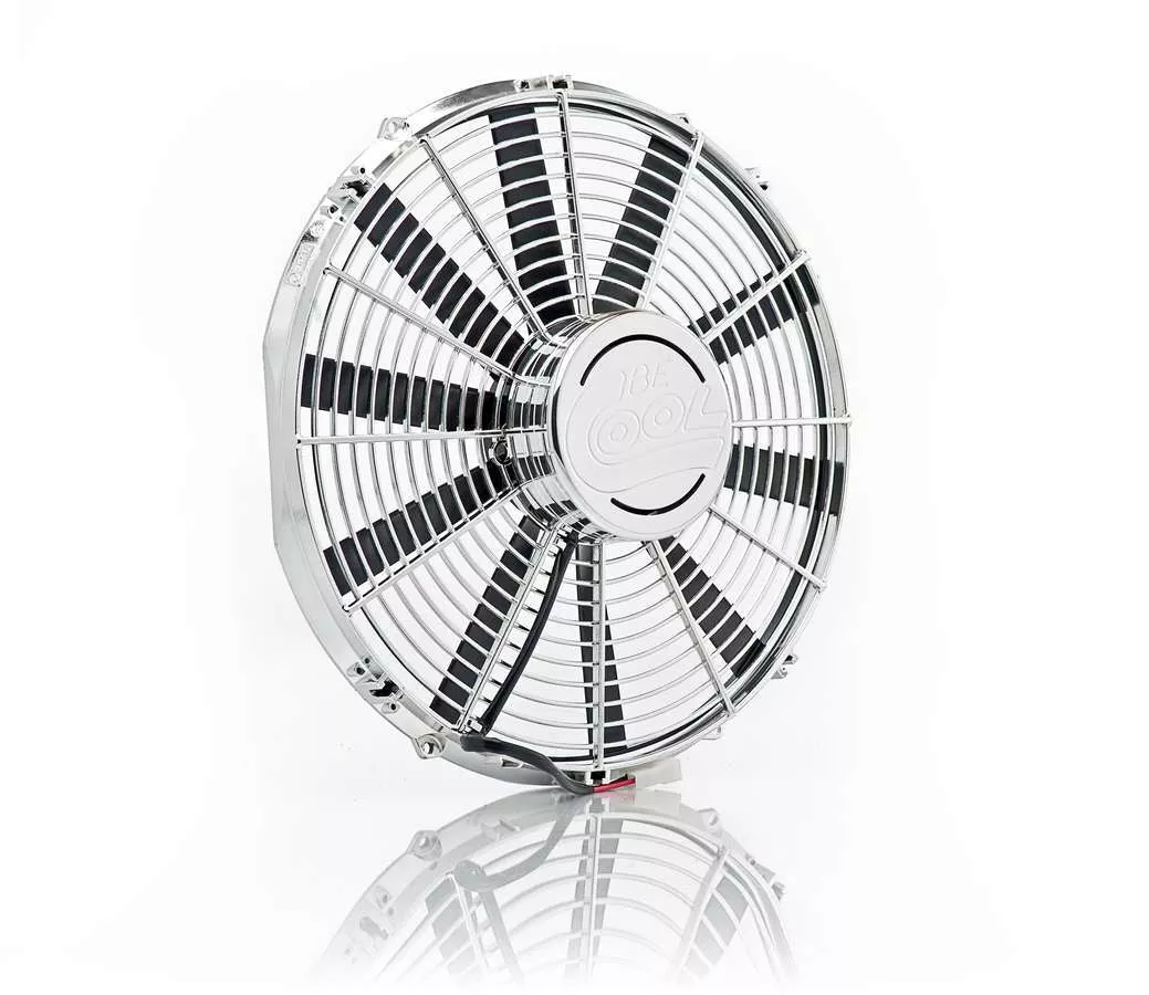 Be Cool - 16in. Chrome Plated- High Torque- Electric