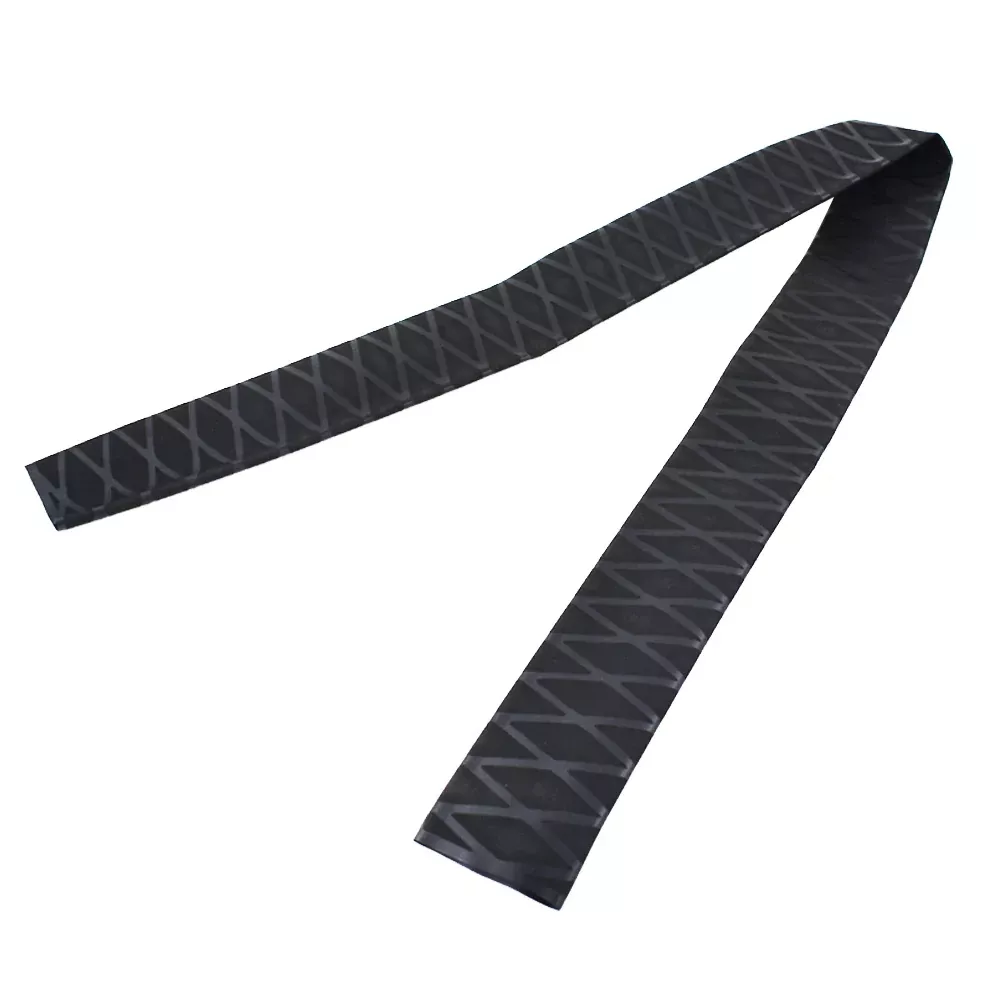 Black Soft Heat Shrinkable Wrap Tubing Diameter 20mm DurableFor Rod Grips 64''