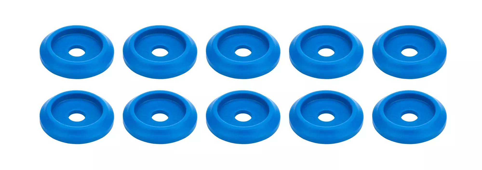 Body Bolt Washer Plastic Blue 10pk