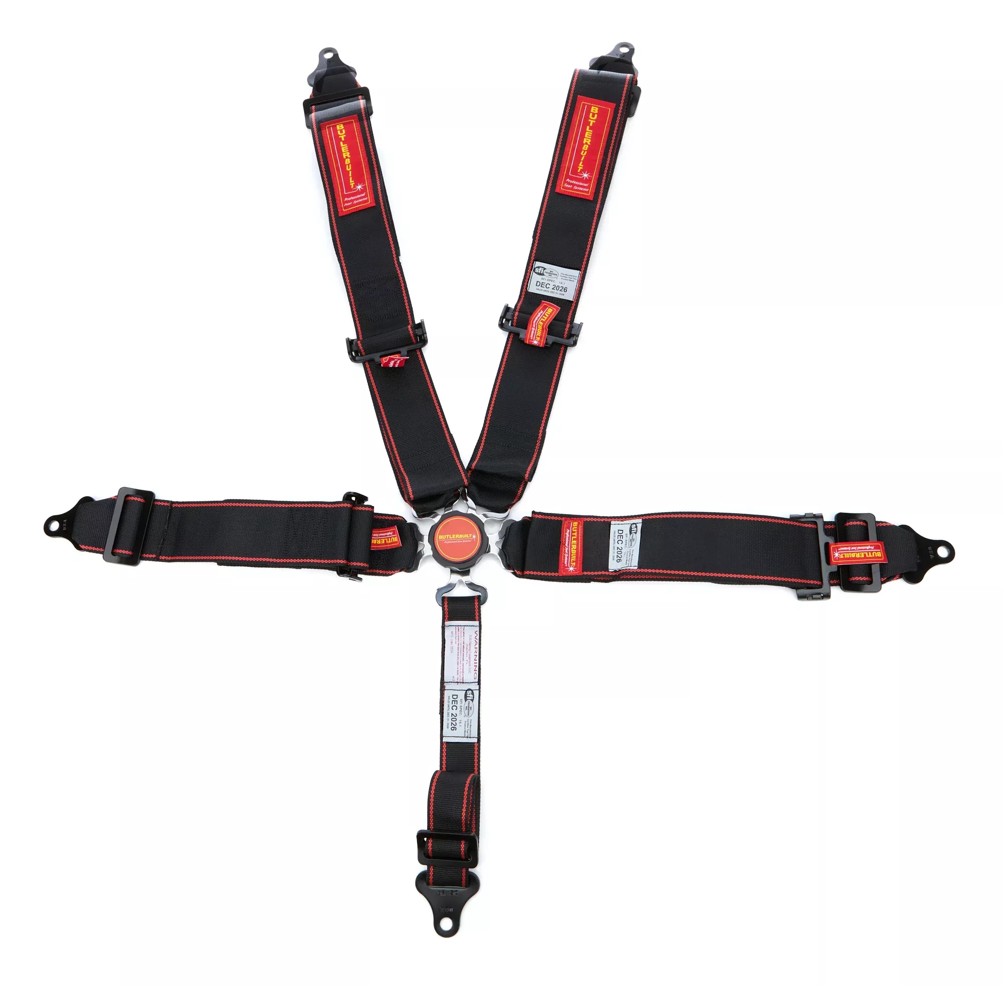 Butler Built - Harness 5pt Camlock P/U 3in Black