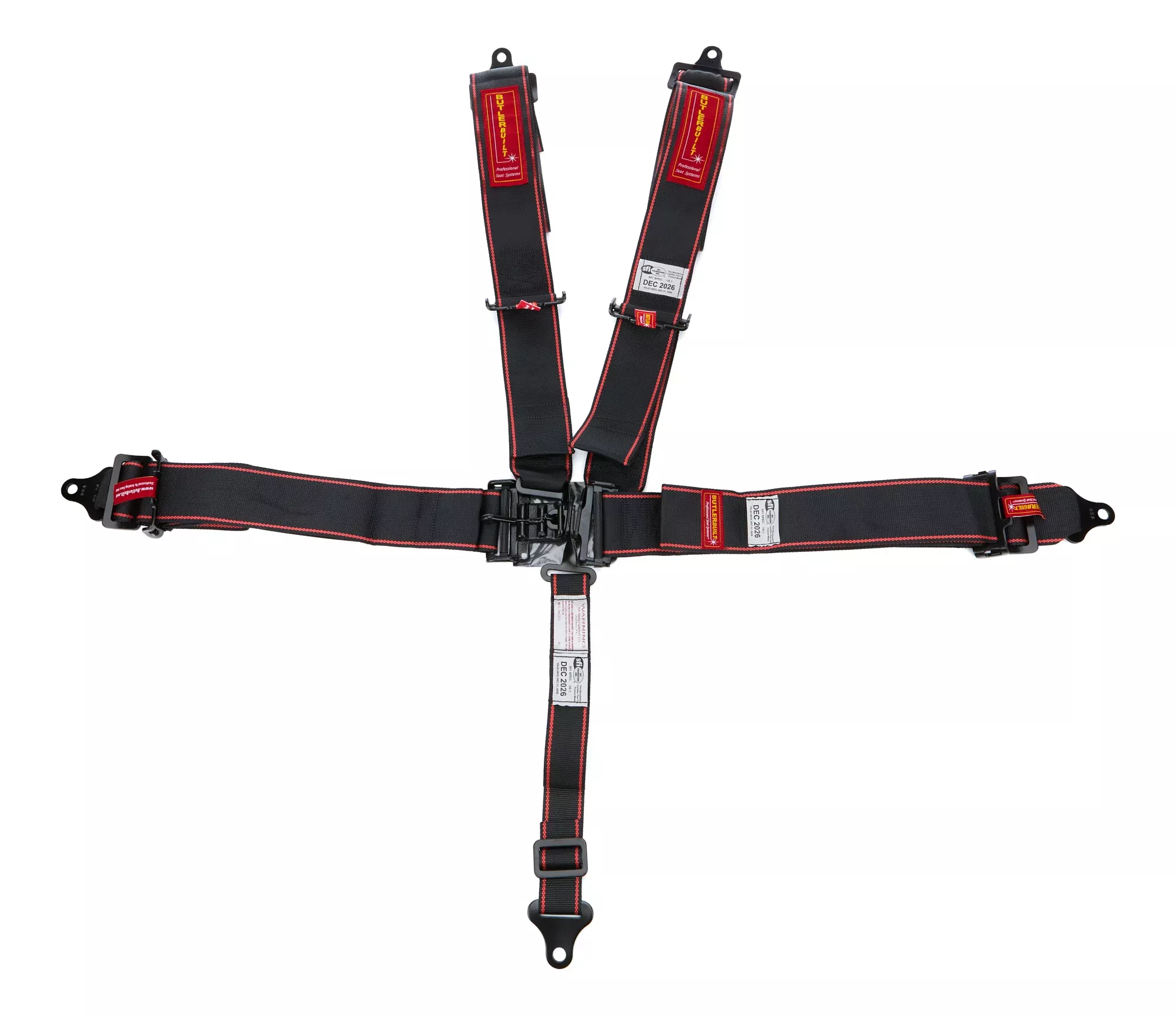 Butler Built - Harness 5pt L&L P/U 3in Black