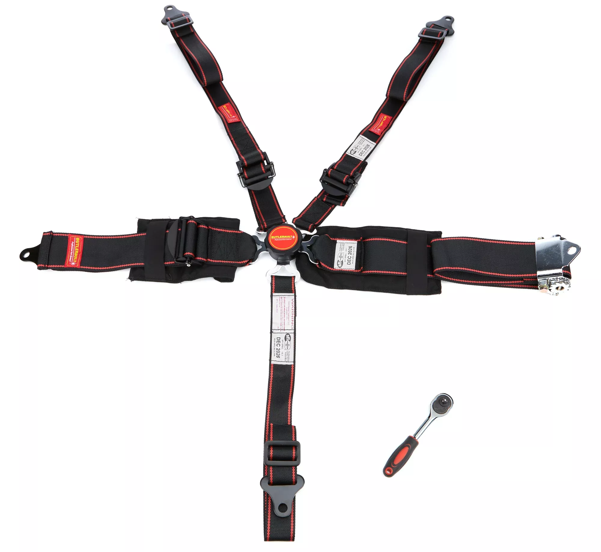 Butler Built - Harness Elite 5pt Camlock P/U Ratchet Blk