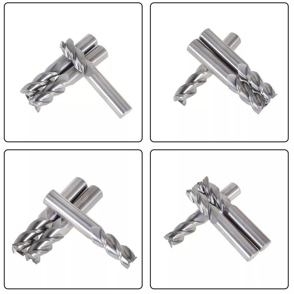 Carbide End Mill for Aluminum x 1-1/4" Cutting Length 3PC Alu-Power 3 Flute 1/2"