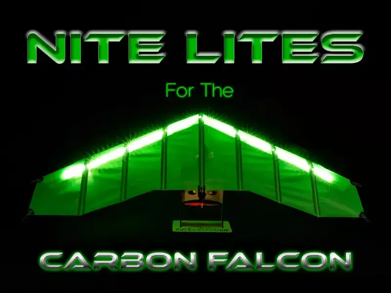 Carbon Falcon – Nite Lites – Red/Green
