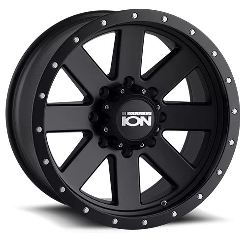 Cast Aluminum Wheels 134 MB 18×10 Black Beadlock Matte Black 6 On 135 Bolt Pattern -19 Offset ION Wheels