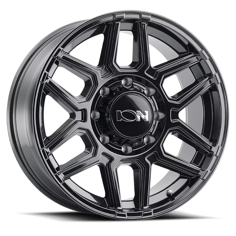 Cast Aluminum Wheels 146 GB 20×9 Gloss Black 6 On 139.7 Bolt Pattern 0 Offset ION Wheels