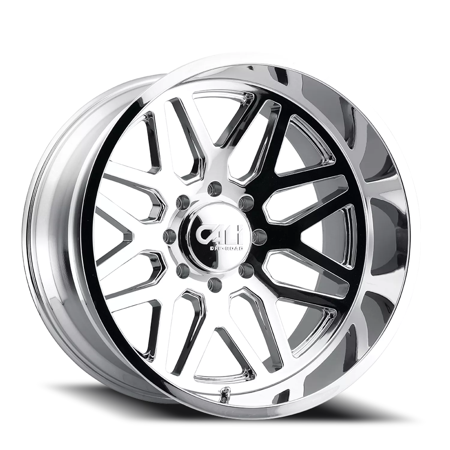 Cast Aluminum Wheels Invader 9115 CH 20×10 Chrome 8 On 165.1 Bolt Pattern -25 Offset Cali Offroad Wheels