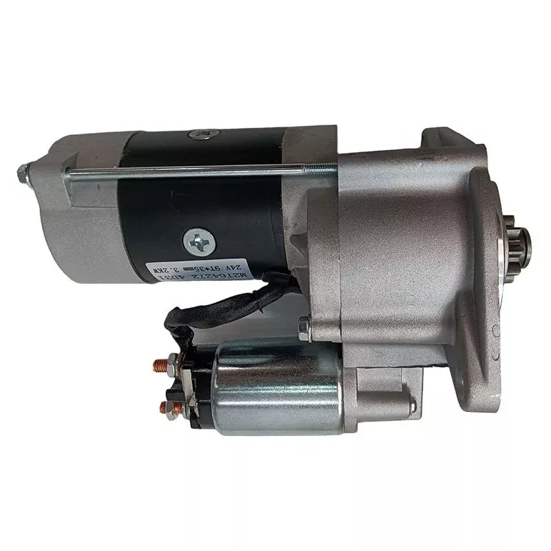 For Caterpillar Excavator CAT E70 E70B Mitsubishi Engine 4D31 4D32 Starter Motor 8S-9096 M2T64272 ME017004