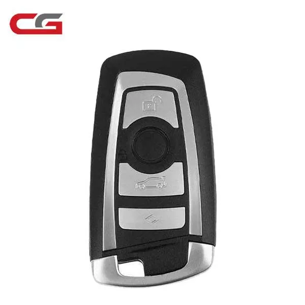 CGDI - 2009-2014 BMW 5 / 6 / 7 Series / 4-Button Smart Key / KR55WK49863 / CAS4 / CAS4+ / 433 MHz (Silver Trim) (AFTERMARKET)
