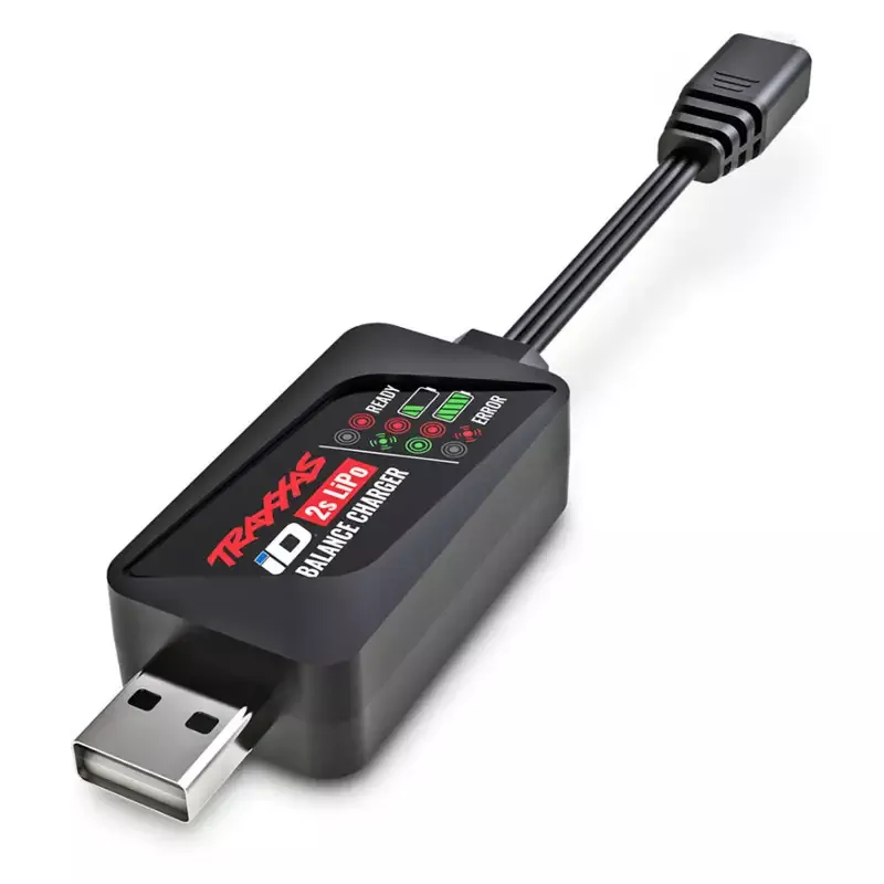 Charger, iD™ Balance, USB, 2-cell 7.4 volt LiPo: 9767