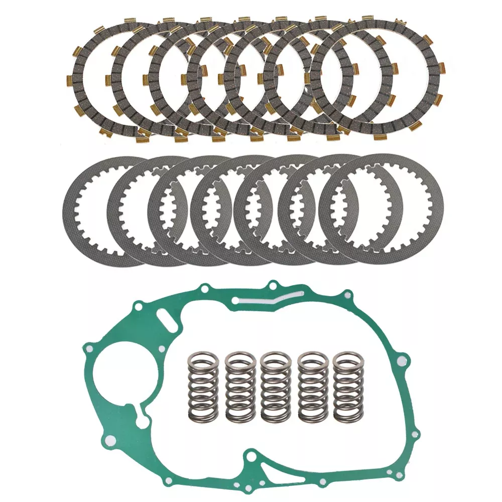Complete Clutch Friction Plates Kit & Gasket For Yamaha V Star 650 XVS650 98-16