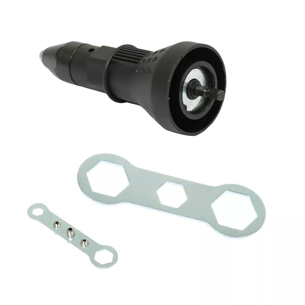 Cordless Electric Rivet Nut Gun Riveting Tool Insert Nut Adaptor Drill Adapter