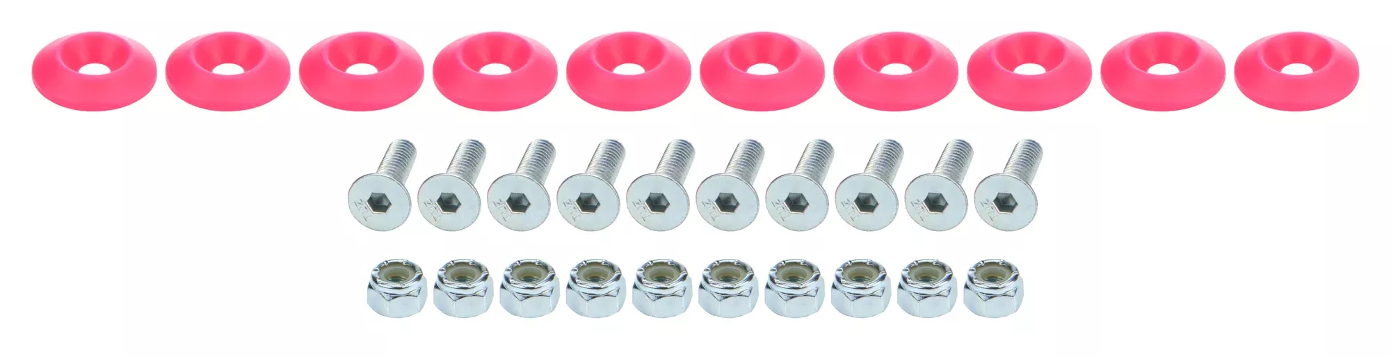 Countersunk Bolt Kit Pink 10pk