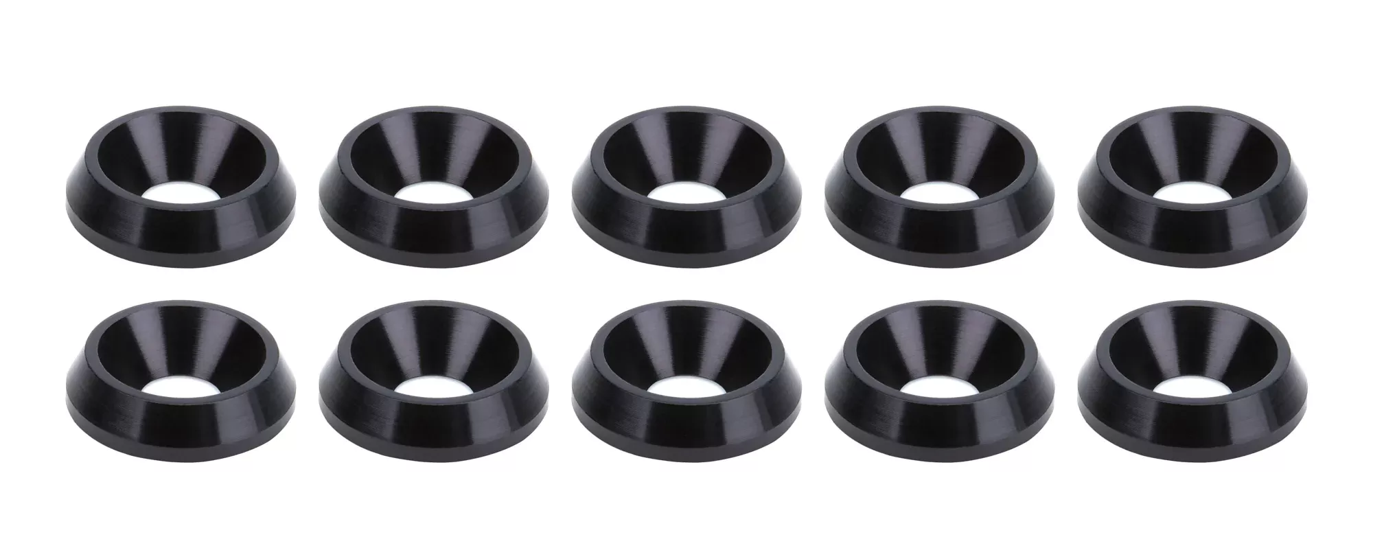 Countersunk Washer Blk 1/4in x 3/4in 10pk