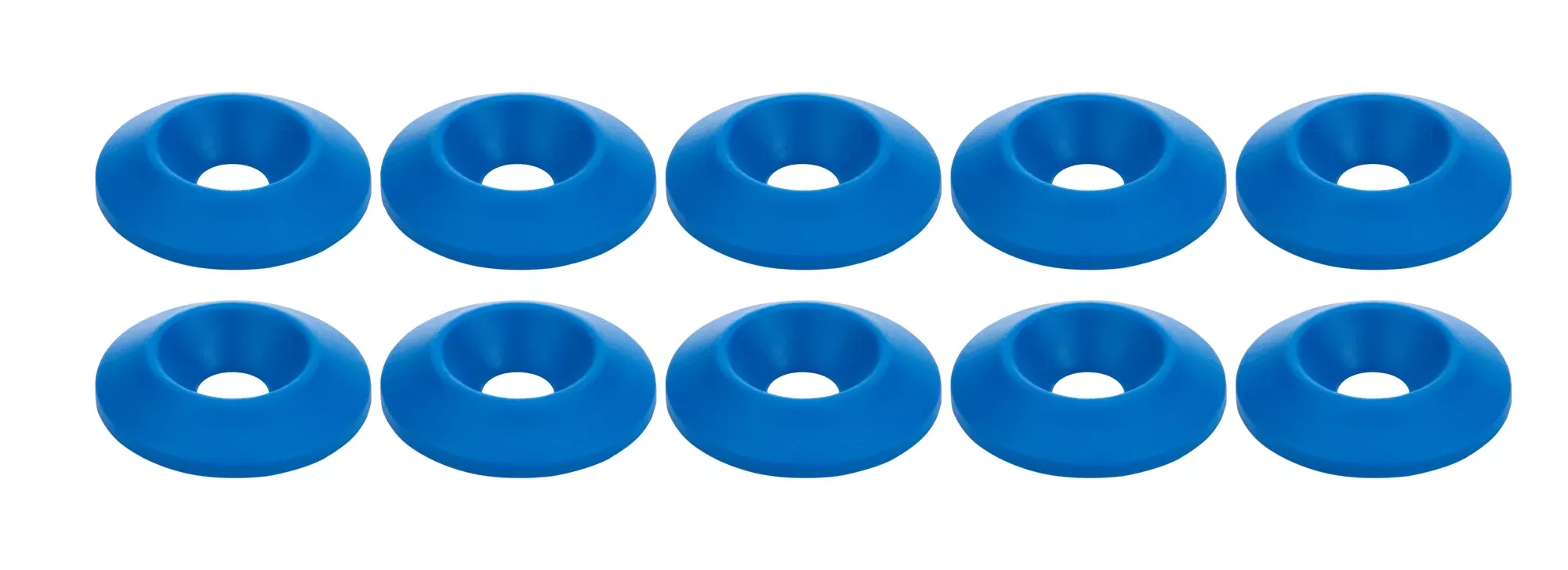 Countersunk Washer Blue 10pk