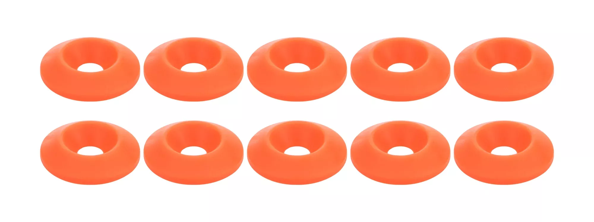 Countersunk Washer Fluorescent Orange 10pk