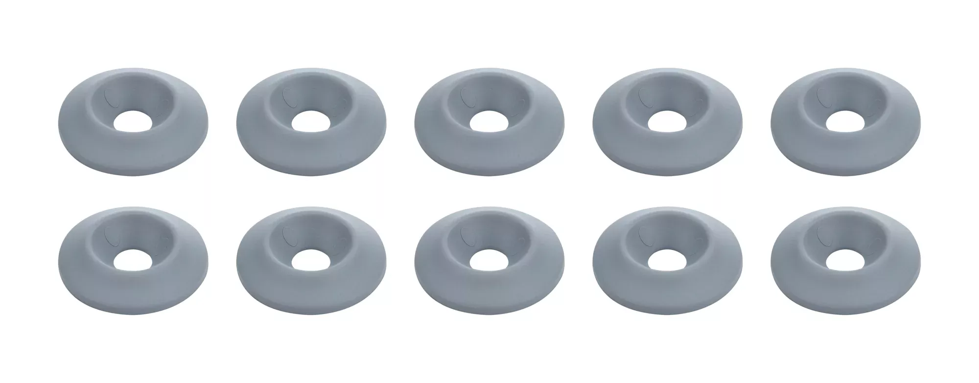 Countersunk Washer Silver 10pk