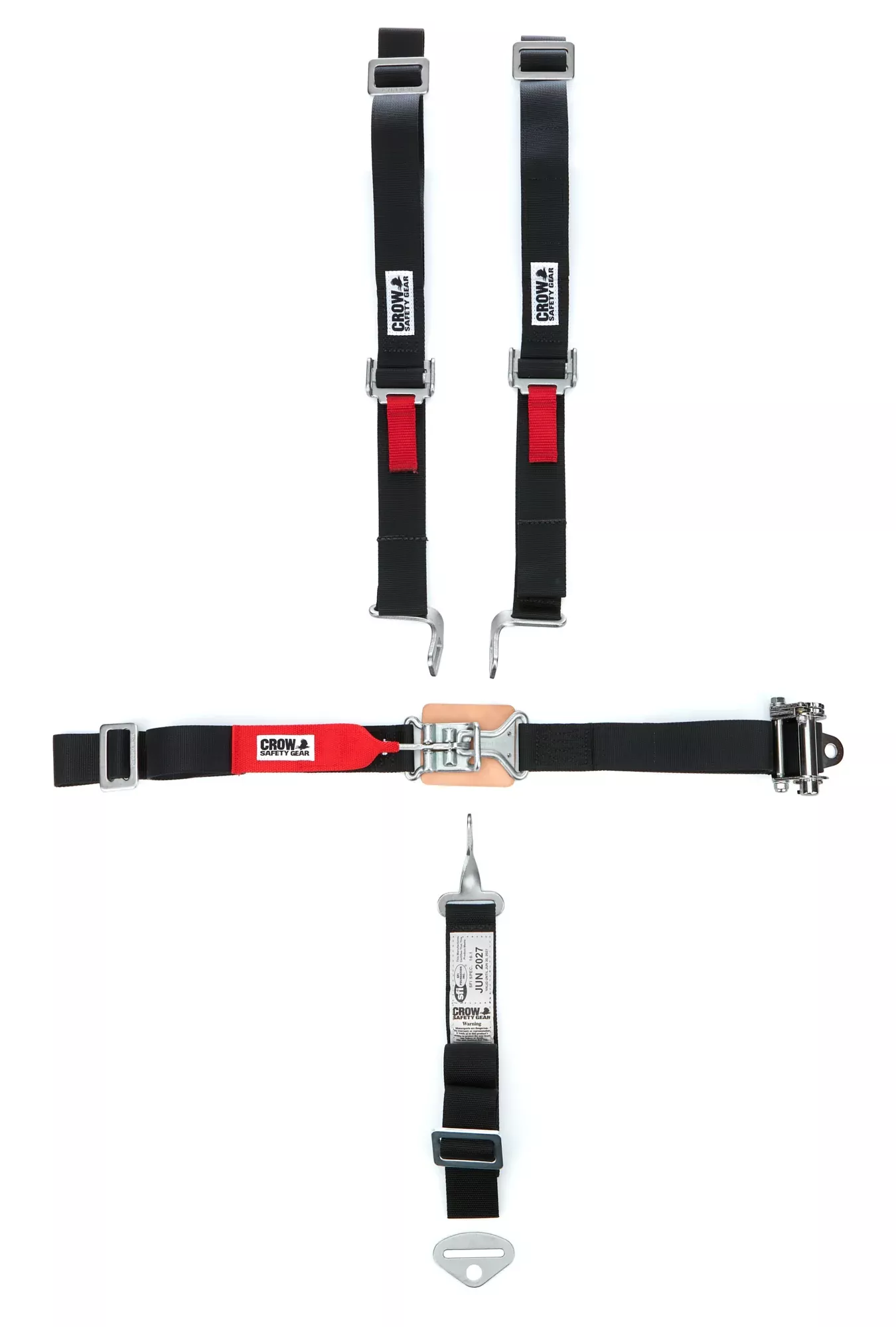 crow safety - 2in Ratchet5-Way Restr aint.Latch & LinkRight