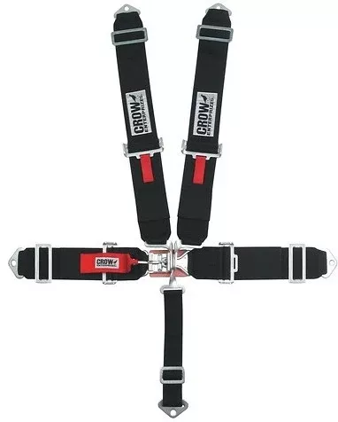 crow safety - 5-Way 3in L&L Lap Belt Pull DownIndividual Ha