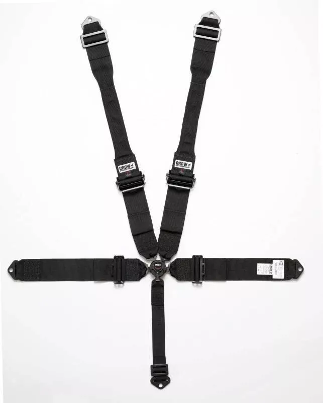 crow safety - 5 Way Kam Lock DB Harness Alum Black