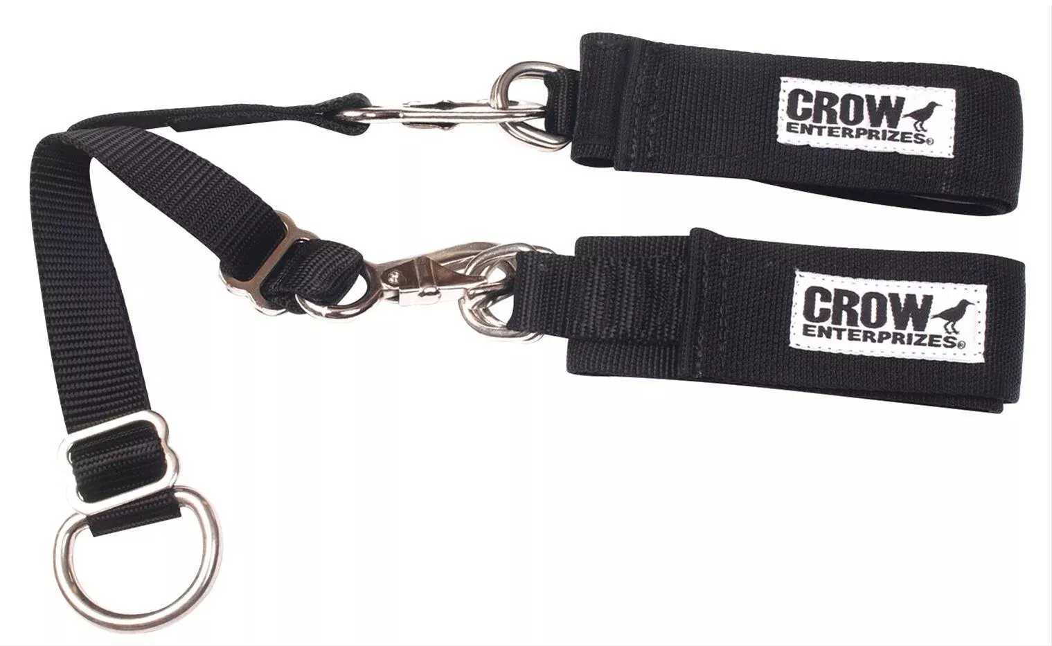crow safety - Arm Restraints 2in Nylon Black Attaches On Arm
