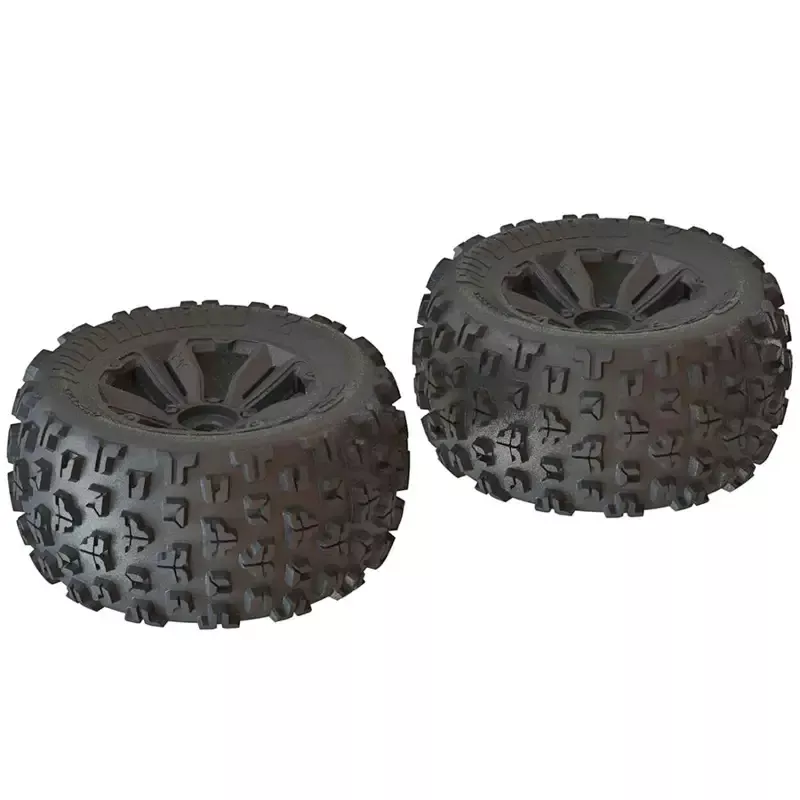 dBoots ‘Copperhead2 MT’ Tire Set Black – (2): F/R: ARA550059