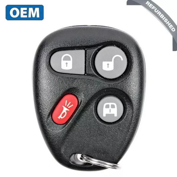 *Discontinued* 2003-2007 GM Express & Savana / 4-Button Keyless Entry Remote / Van Door / PN: 15752330 / KOBLEAR1XT (OEM REFURB)