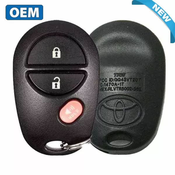 *Discontinued* 2004-2020 Toyota / 3-Button Keyless Entry Remote / PN: 89742-AE011 / GQ43VT20T (OEM)
