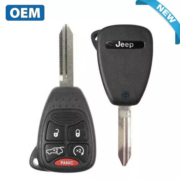 *Discontinued* 2006-2007 Jeep Grand Cherokee / 5-Button Remote Head Key / PN: 6827336AB / 0HT692714AA (OEM)
