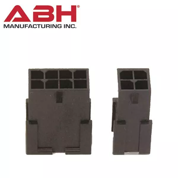 *Discontinued* ABH - EZ Connect Male Wire Harness - Both Ends - 192" - 24ga & 18ga - Black