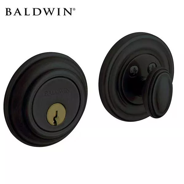 *Discontinued* Baldwin Estate - 8231 Traditional Deadbolt - Single Cyl - 190 - Satin Black- Grade 1