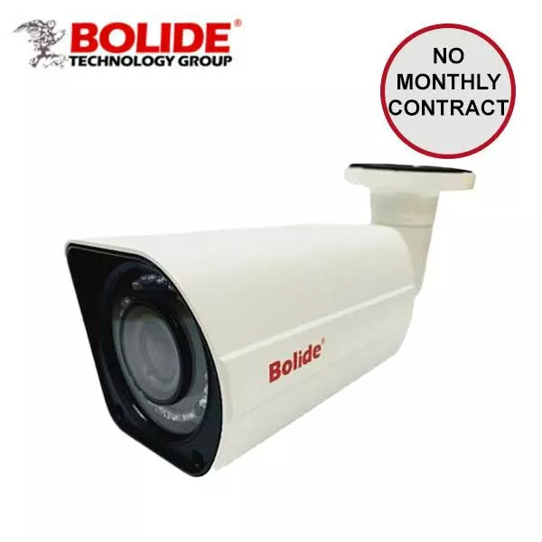 *Discontinued* Bolide - BC1536-AHN-12-24 - HDCVI / 5MP / 4MP / 2MP / Bullet Camera / Varifocal / 3.3-12mm Lens / Outdoor / IP66 / 40m IR / 12VDC - 24VAC Dual Voltage / White Finish