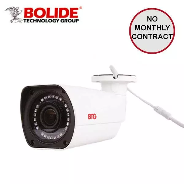 *Discontinued* Bolide - N1536 - IP / 5MP / Bullet Camera / Vari-Focal / 2.8-12mm Lens/ IP66 / 35m IR / DC12V PoE / White Finish