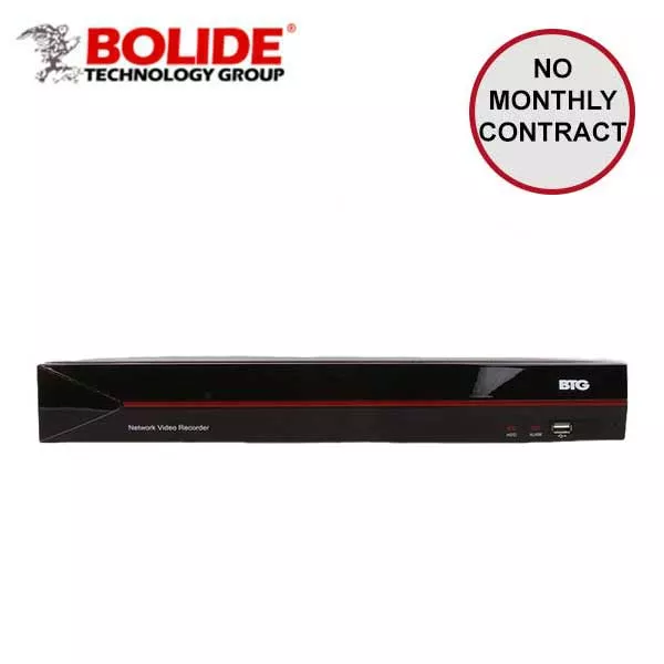 *Discontinued* Bolide / Network Video Recorder / 16 Channel / 5MP / 16ch PoE / 2 HDD / BTG-NVR-16NX