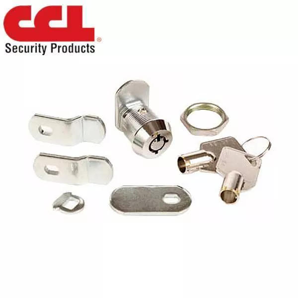 *Discontinued* CCL - C-510-XS - Die Cast Tubular Cam Lock - 7/16" - US26D - KA-A0001