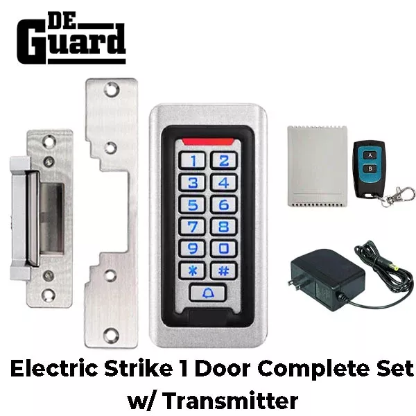 *Discontinued* Complete Electric Strike Kit w/ Keypad / Transformer / Wireless Switch Kit - Special Bundle