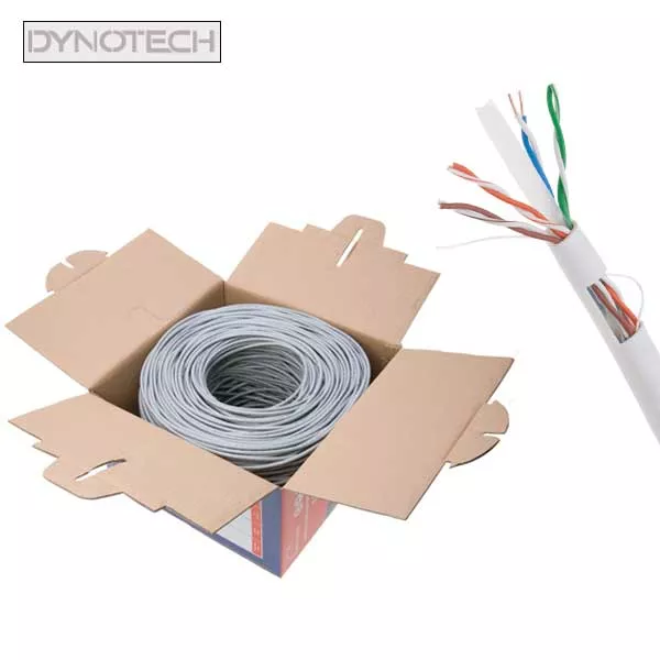 *Discontinued* DynoTech - 909887 - Network Cable - Cat6 / CCA - UTP - 1000ft - White