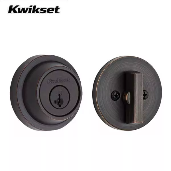 *Discontinued* Kwikset - 660 - Residential Deadbolt - Single Cylinder - Optional Rose - Optional Finish - SmartKey Technology - Grade 3