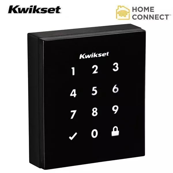 *Discontinued* Kwikset - Obsidian - Electronic Touchscreen Smart Deadbolt - 11P - Venetian Bronze - Home Connect (Amazon Key Edition)